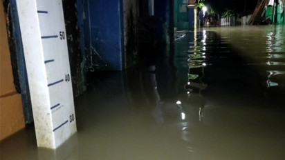 Banjir yang Merendam Lima Desa di Kabupaten Cirebon Mulai Surut