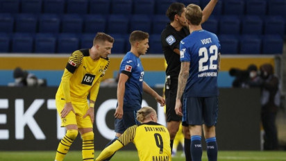 Erling Haaland Jadi Tumbal Kemenangan Dortmund atas TSG Hoffenheim