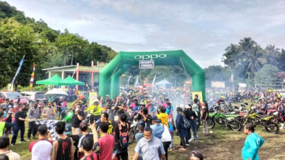 Ratusan Raider Ramaikan Trabas Jelajah Alam KSB Seri 2 di Seloto Sumbawa Barat