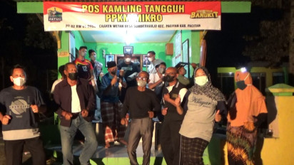 Pos Kamling Tangguh PPKM Mikro Libatkan Masyarakat, Cegah Covid-19 Masuk Lingkungan Kampung