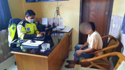 Kabur Usai Kecelakaan Tewaskan Satu Keluarga,  Sang Sopir Ditangkap Satlantas Polres Tanggamus