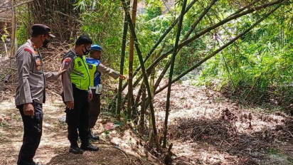 Sungai Wonggo di Klaten Dipenuh Sampah Bambu, Berpotensi Memicu Banjir