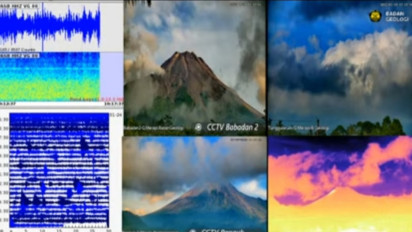 Gunung Merapi Luncurkan 4 Kali Guguran Lava dengan Jarak Luncur 1,8 Kilometer