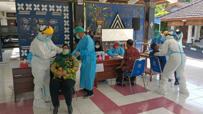 Bupati Sleman Terpapar Covid-19, Puluhan Kontak Erat Jalani Swab Massal