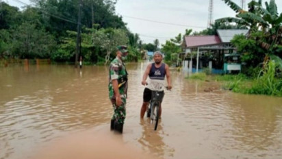 Banjir Landa Enam Desa di Hulu Sungai Tengah Kalsel