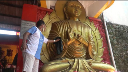 Tradisi Bersih-bersih Kelenteng Sambut Tahun Baru Imlek 2573 di Jepara