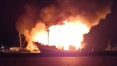 Dua Kapal Terbakar di Pelabuhan Parepare, Salah Satunya Mengangkut Solar