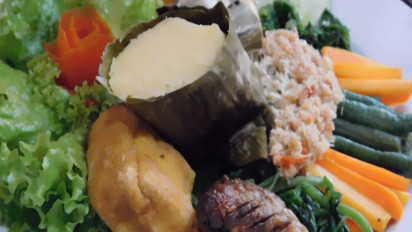 Mencicip Gurihnya Nasi Jagung Bakar Khas Purbalingga