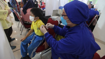 Sentra Vaksin tvOne dan ANTV Vaksinasi 1.500 Anak