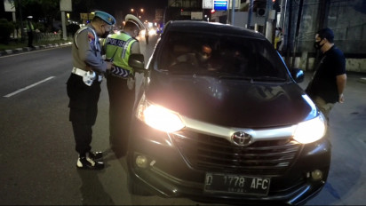 Polisi Gelar Razia Kendaraan Milik Ormas GMBI di Pantura Cirebon