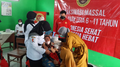 Tingkatkan Herd Immunity, Vaksinasi Anak Usia 6-11 Tahun Gencar Dilakukan Hingga ke Pelosok Desa