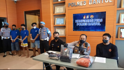 Pelaku Perusakan Mobil Mewah di Bantul Ditangkap dan Diproses Hukum