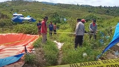 Warga Kembali Temukan Mayat Pria dengan Luka Bacok di Wilayah Tambang Emas Ilegal Kabupaten Buru Maluku