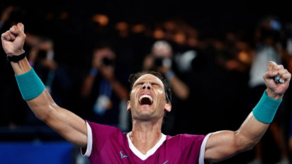 Nadal Pecahkan Rekor Grand Slam Usai Kalahkan Daniil Medvedev di Final Australian Open