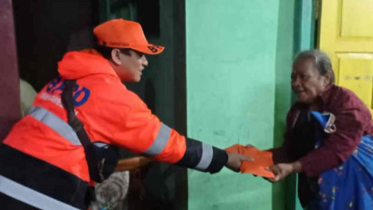 Sungai Singaraja Meluap Ratusan Rumah di Cirebon Terendam Banjir