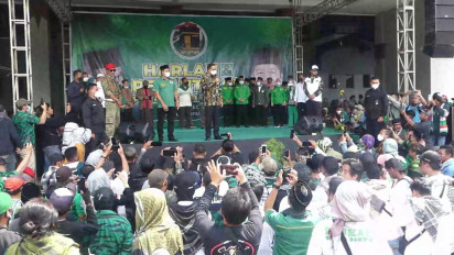 Hadiri Harlah PPP di Yogyakarta, Anies Baswedan Disambut Ribuan Kader PPP