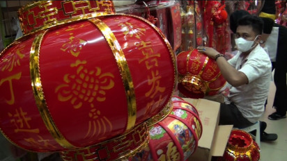 Di Tahun Baru Imlek, Lampu Lampion Laris Manis Terjual