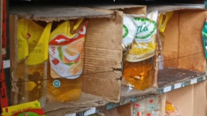 Masih Jual Stok Lama, Harga Minyak Goreng Kemasan di Pasar Baru Probolinggo Dibanderol Rp 18 Ribu per Liter