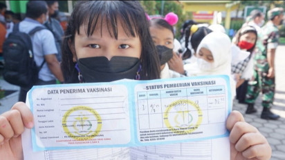 Vaksinasi Anak di Tulungagung Terkendala Kegiatan Bulan Imunisasi Sekolah