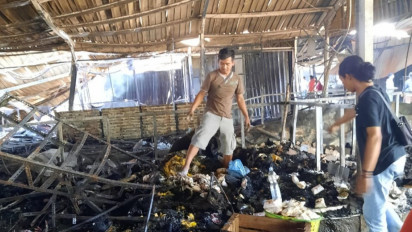 Kebakaran Relokasi Pasar Johar Semarang, 1.168 Pedagang Tak Bisa Jualan