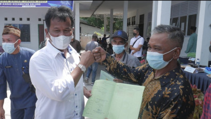 Sebanyak 250 Sertifikat Gratis Dibagikan untuk Warga Batam