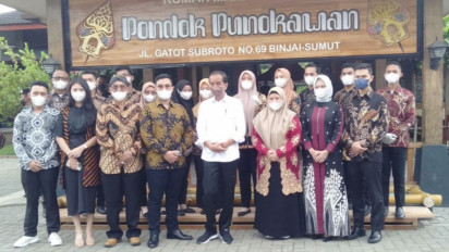 Tumis Kangkung Belerang dan Gulai Asam Ikan Baung Menu Spesial untuk Presiden Jokowi