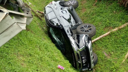 Kecelakaan Karambol Enam Kendaraan di Tol Manyaran, Tiga Orang Luka-Luka