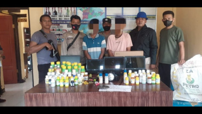 Curi Laptop di Sekolah Dasar Senilai Puluhan Juta Rupiah Dua Pelaku Diringkus Polisi