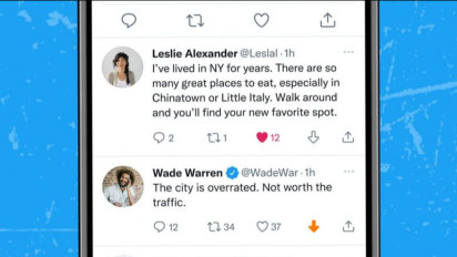 Twitter Perluas Uji Coba Fitur Balasan "Downvote"