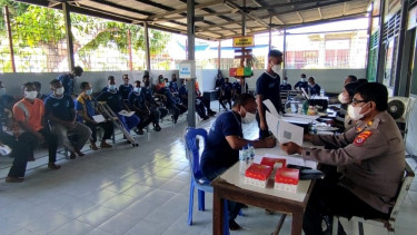 115 Warga Binaan Rutan Maumere Mendapatkan Vaksin Covid-19 Dosis ke-2