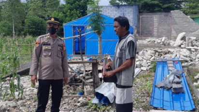 Warga Sambali Pulau Bonerate Takut Tidur dirumahnya, Getaran Gempa Susulan Masih Terus Terjadi