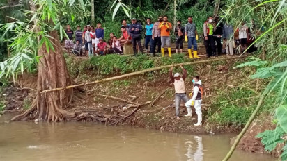Warga Tasikmalaya Digegerkan Penemuan Jasad Wanita Tanpa Busana di Sungai Citanduy