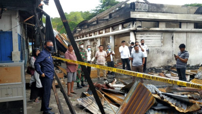 Aktivitas Pasar Bonea Selayar Lumpuh Pasca-Kebakaran