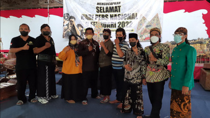 Peringati Hari Pers Nasional Ratusan Seniman Gelar Pentas Seni di Boyolali