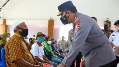 Tinjau Vaksinasi dan Lokasi Isoter, Kapolri Minta Forkopimda Babel Perkuat Pencegahan Lonjakan Covid-19