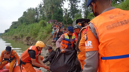 Tim Sar Temukan Korban Tenggelam di Sungai Walanae Kabupaten Soppeng
