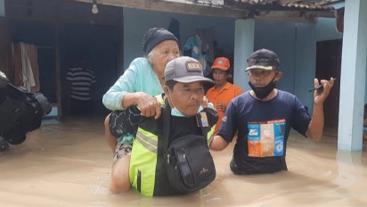 Tiga Desa Di Kabupaten Mojokerto Terendam Banjir Setinggi 1 Meter