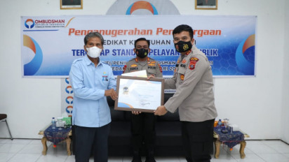 Polres Binjai Raih Predikat Kepatuhan Tinggi terhadap Standard Pelayanan Publik dari Ombudsman