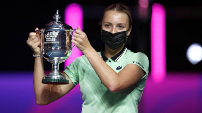 Bungkam Maria Sakkari di Final, Anett Kontaveit Raih Trofi di St. Petersburg