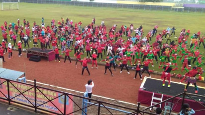 Satgas Covid-19 Bubarkan Senam Massal di Kebumen