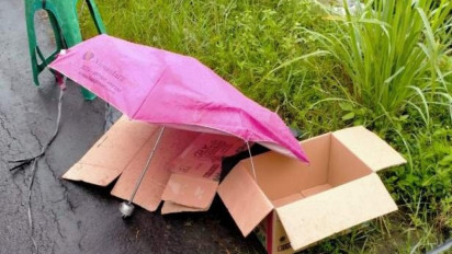 Penemuan Orok Bayi Dalam Kardus Gegerkan Warga Kalasan Sleman