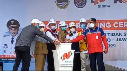 Ridwan Kamil Resmikan Pembangunan Underpass Jalan Dewi Sartika Depok