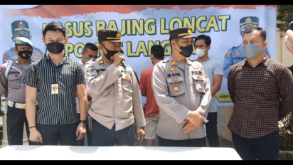 Aksi Bajing Loncat Viral di Medsos, Satreskrim Polres Langkat Gerak Cepat Ringkus Pelaku