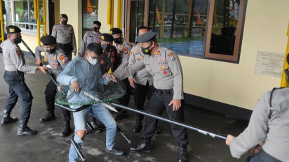 Kapolres Pacitan Ciptakan Alat untuk Lumpuhkan Pelaku Kejahatan, Bentuknya Seperti Jaring Ikan