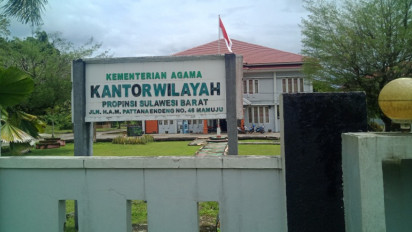 9 Orang Pegawai Terpapar Covid-19, Kantor Wilayah Kemenag Sulbar Lockdown