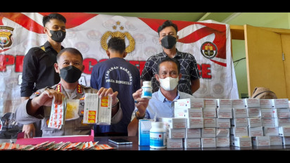 Jual Ribuan Pil Hexymer dan Samcodin, Pria Pengangguran Ditangkap Polisi