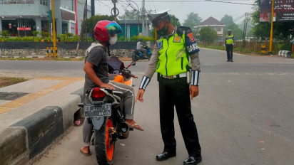 Dalam 2 Minggu, 126 Pengguna Knalpot Bising di Sampit Kena Tilang