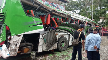 Korlantas Polri Ungkap Temuan Laka Maut di Bantul, Bus Melaju 102,39 km/jam