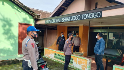Lonjakan Covid-19 di Kab.Semarang, Warga dan Polisi Siapkan Fasilitas Rumah Isolasi