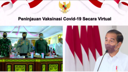 Jokowi: Utamakan Vaksin Covid-19 "Booster" di Tempat Interaksi Tinggi